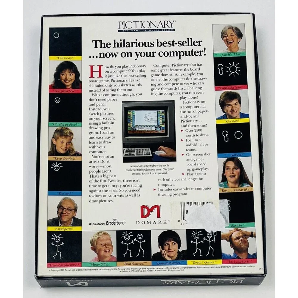 Broderbund pictionary game